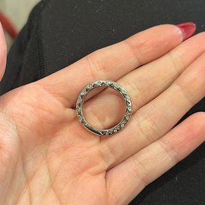 14k diamond eternity band size 7.25